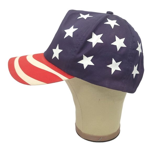 Cobra Star Spangled Banner Flag Cap Snapback Cap Trucker Baseball Hat - Picture 9 of 13